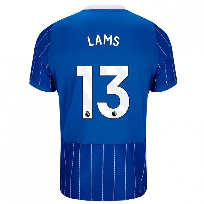 Danxen Kinder George Lams #13 Mittelblau Weiß Heimtrikot Trikot 2026/27 T-Shirt Schweiz