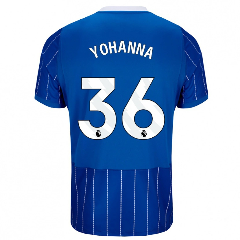 Danxen Kinder Zadok Yohanna #36 Mittelblau Weiß Heimtrikot Trikot 2026/27 T-Shirt Schweiz