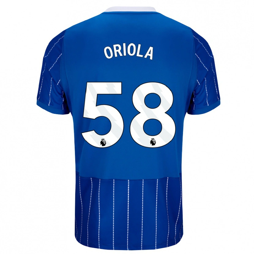 Danxen Kinder Nehemiah Oriola #58 Mittelblau Weiß Heimtrikot Trikot 2026/27 T-Shirt Schweiz