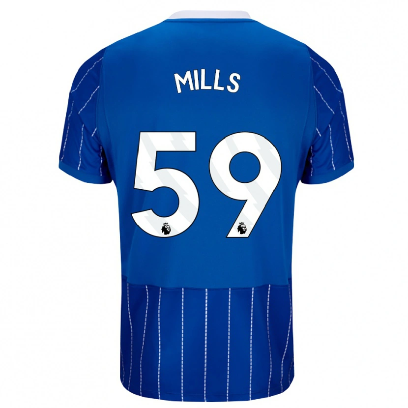 Danxen Kinder Harry Mills #59 Mittelblau Weiß Heimtrikot Trikot 2026/27 T-Shirt Schweiz