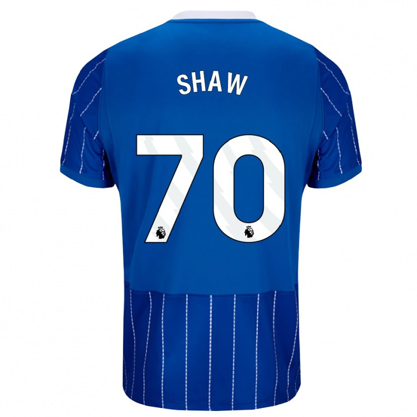 Danxen Kinder Kofi Shaw #70 Mittelblau Weiß Heimtrikot Trikot 2026/27 T-Shirt Schweiz