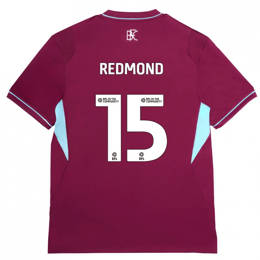Danxen Kinder Nathan Redmond #15 Burgund Grün Heimtrikot Trikot 2026/27 T-Shirt Schweiz