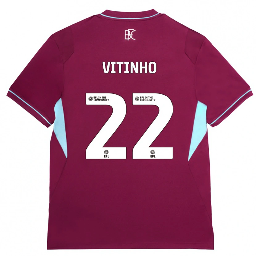 Danxen Kinder Vitinho #22 Burgund Grün Heimtrikot Trikot 2026/27 T-Shirt Schweiz