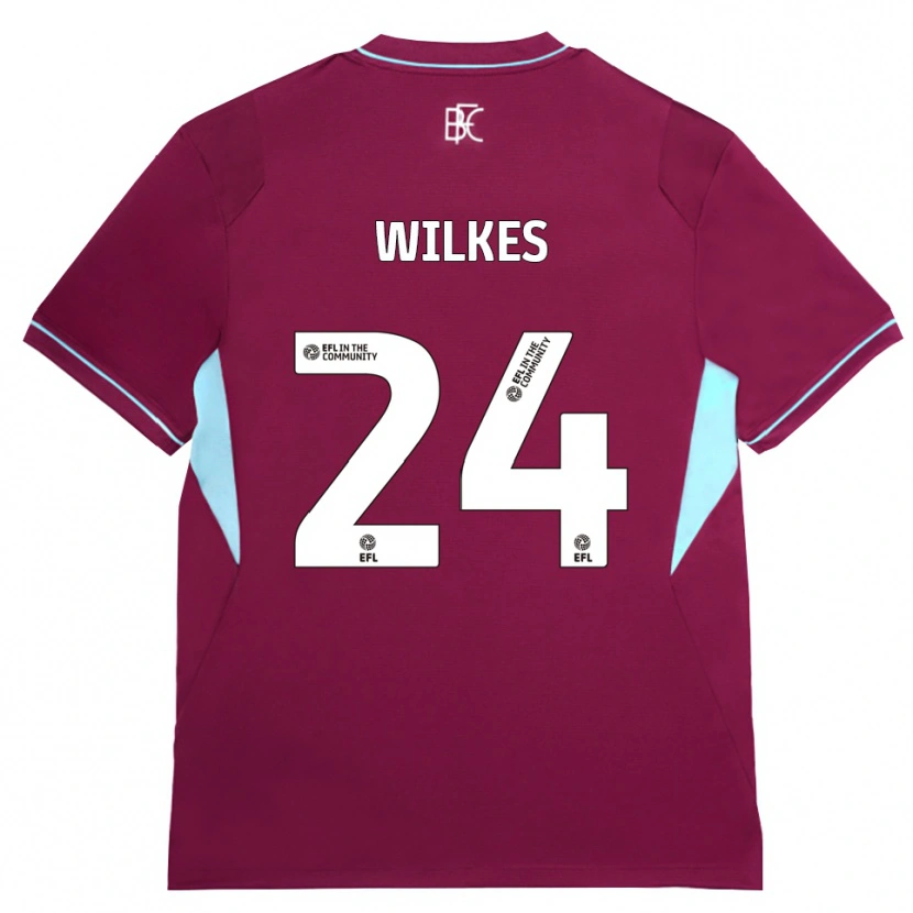 Danxen Kinder Tilly Wilkes #24 Burgund Grün Heimtrikot Trikot 2026/27 T-Shirt Schweiz
