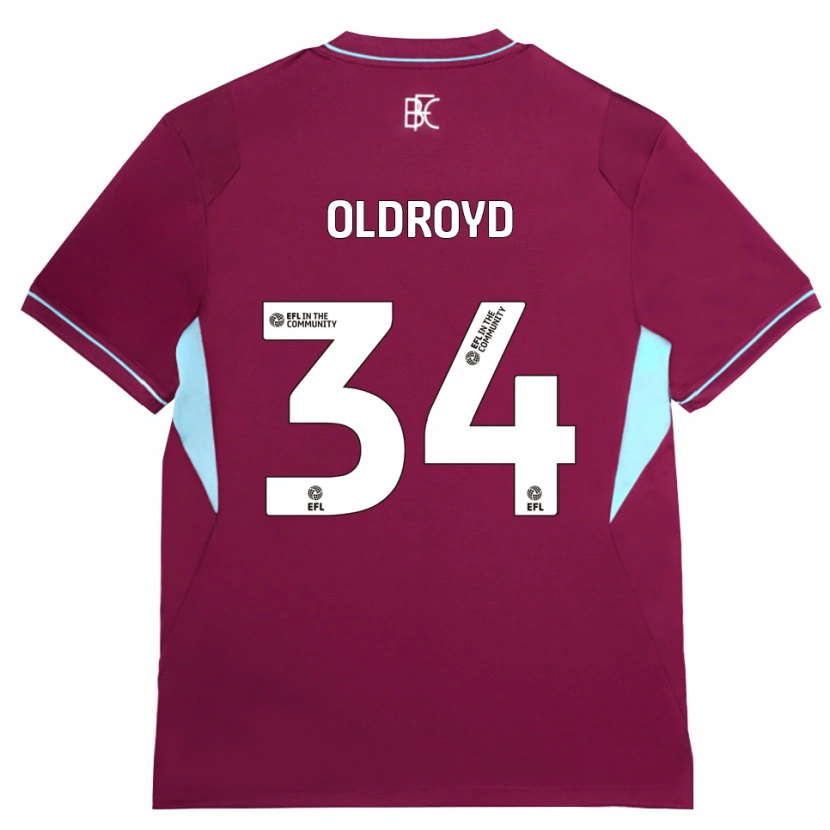 Danxen Kinder Amelia Oldroyd #34 Burgund Grün Heimtrikot Trikot 2026/27 T-Shirt Schweiz