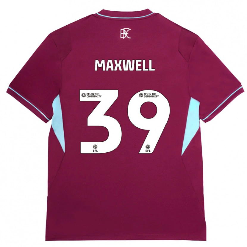 Danxen Kinder Danielle Maxwell #39 Burgund Grün Heimtrikot Trikot 2026/27 T-Shirt Schweiz