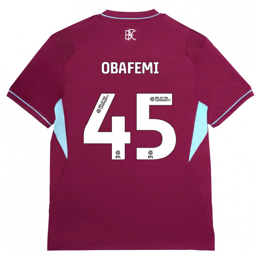 Danxen Kinder Michael Obafemi #45 Burgund Grün Heimtrikot Trikot 2026/27 T-Shirt Schweiz