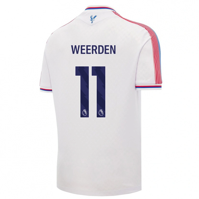 Danxen Kinder Ashleigh Weerden #11 Weiß Rot Blau Heimtrikot Trikot 2026/27 T-Shirt Schweiz