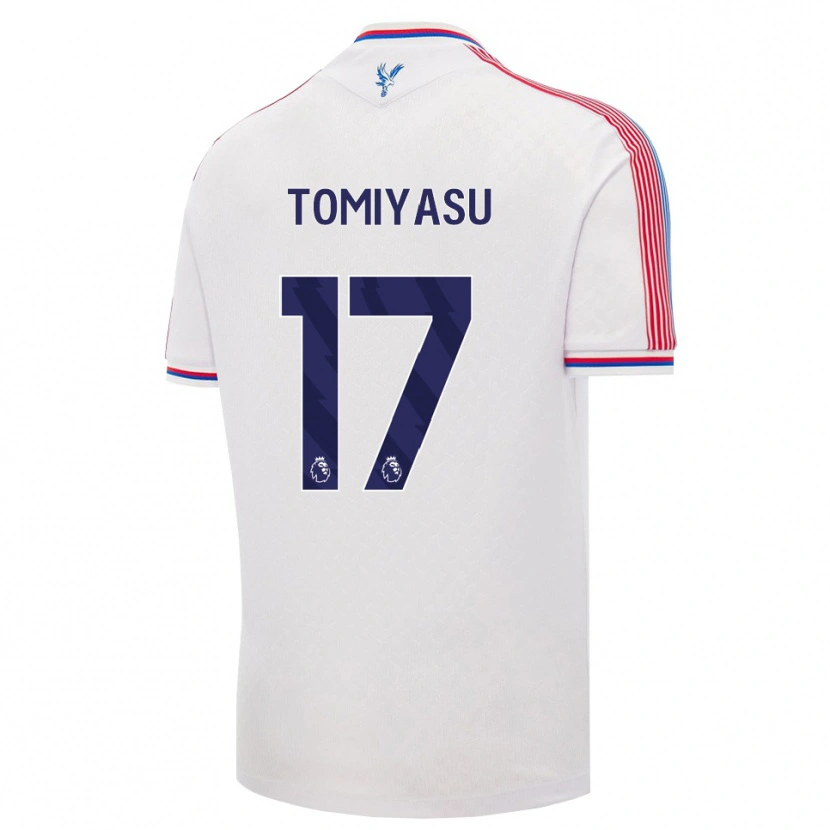Danxen Kinder Takehiro Tomiyasu #17 Weiß Rot Blau Heimtrikot Trikot 2026/27 T-Shirt Schweiz