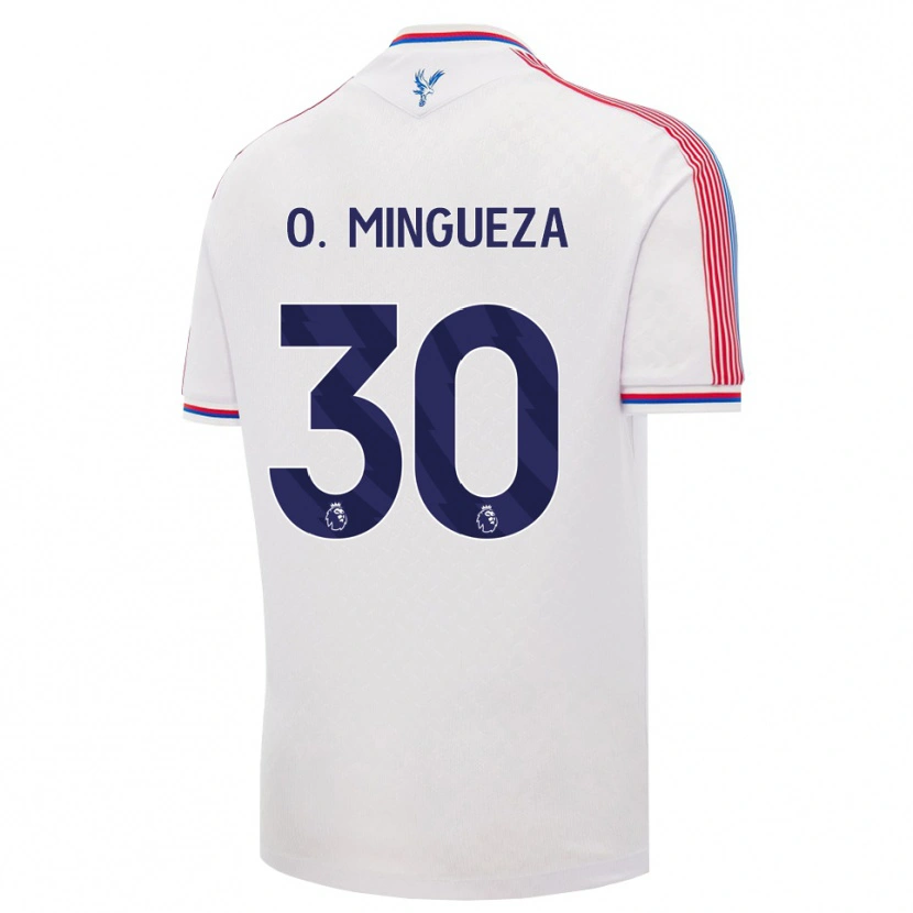Danxen Kinder Óscar Mingueza #30 Weiß Rot Blau Heimtrikot Trikot 2026/27 T-Shirt Schweiz