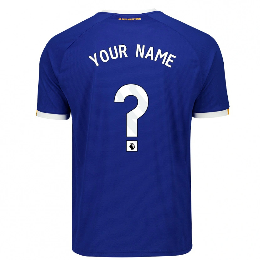 Danxen Kinder Ihren Namen #0 Blau Weiß Gelb Heimtrikot Trikot 2026/27 T-Shirt Schweiz