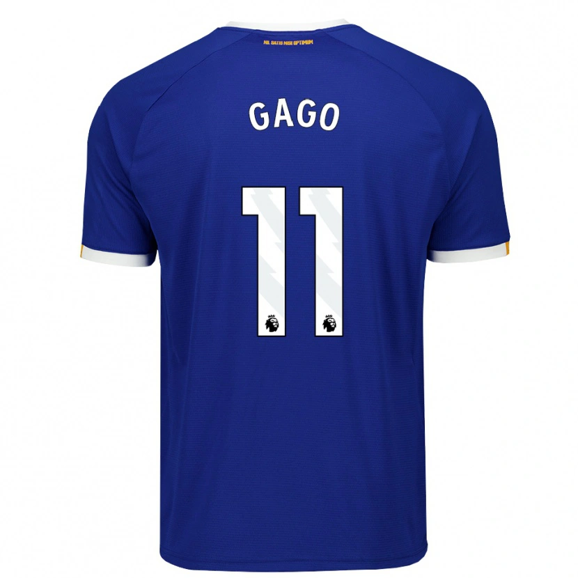 Danxen Kinder Kelly Gago #11 Blau Weiß Gelb Heimtrikot Trikot 2026/27 T-Shirt Schweiz