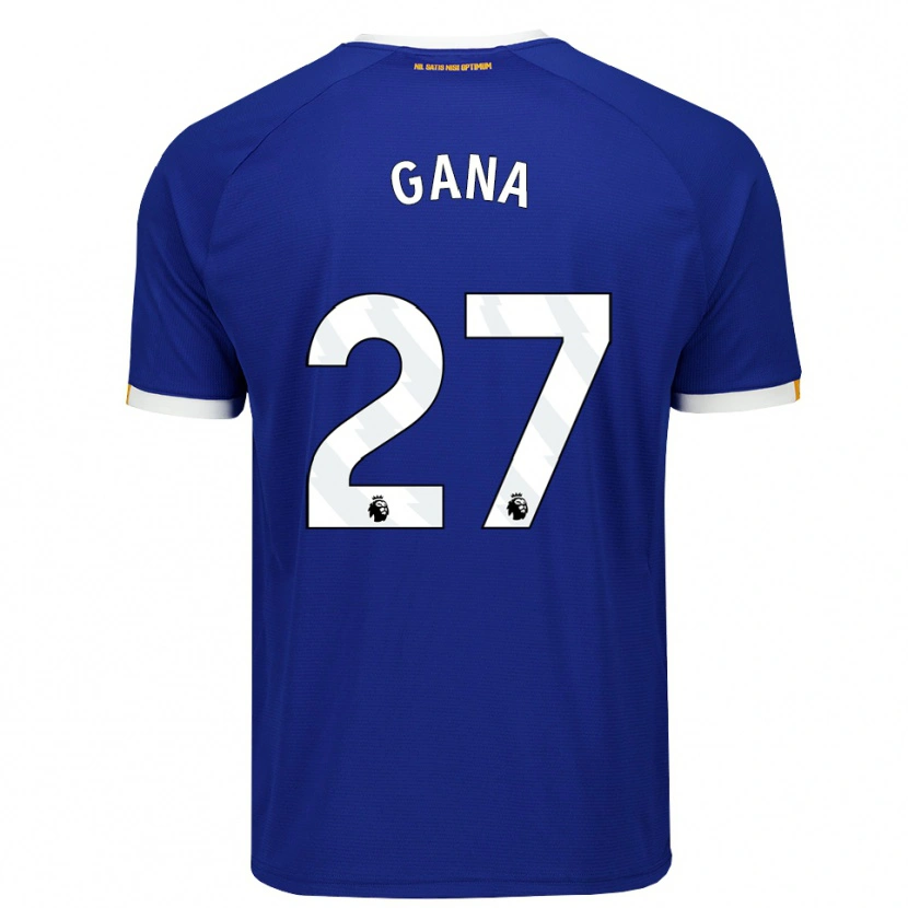Danxen Kinder Idrissa Gueye #27 Blau Weiß Gelb Heimtrikot Trikot 2026/27 T-Shirt Schweiz