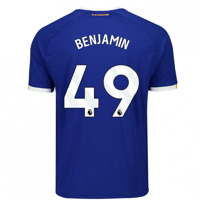 Danxen Kinder Omari Benjamin #49 Blau Weiß Gelb Heimtrikot Trikot 2026/27 T-Shirt Schweiz