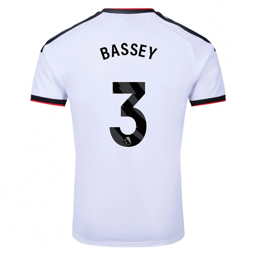 Danxen Kinder Calvin Bassey #3 Weiß Schwarz Rot Heimtrikot Trikot 2026/27 T-Shirt Schweiz