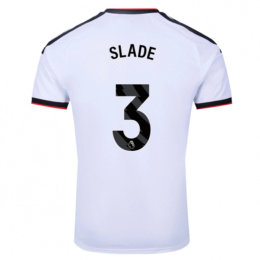 Danxen Kinder Bradley Slade #3 Weiß Schwarz Rot Heimtrikot Trikot 2026/27 T-Shirt Schweiz