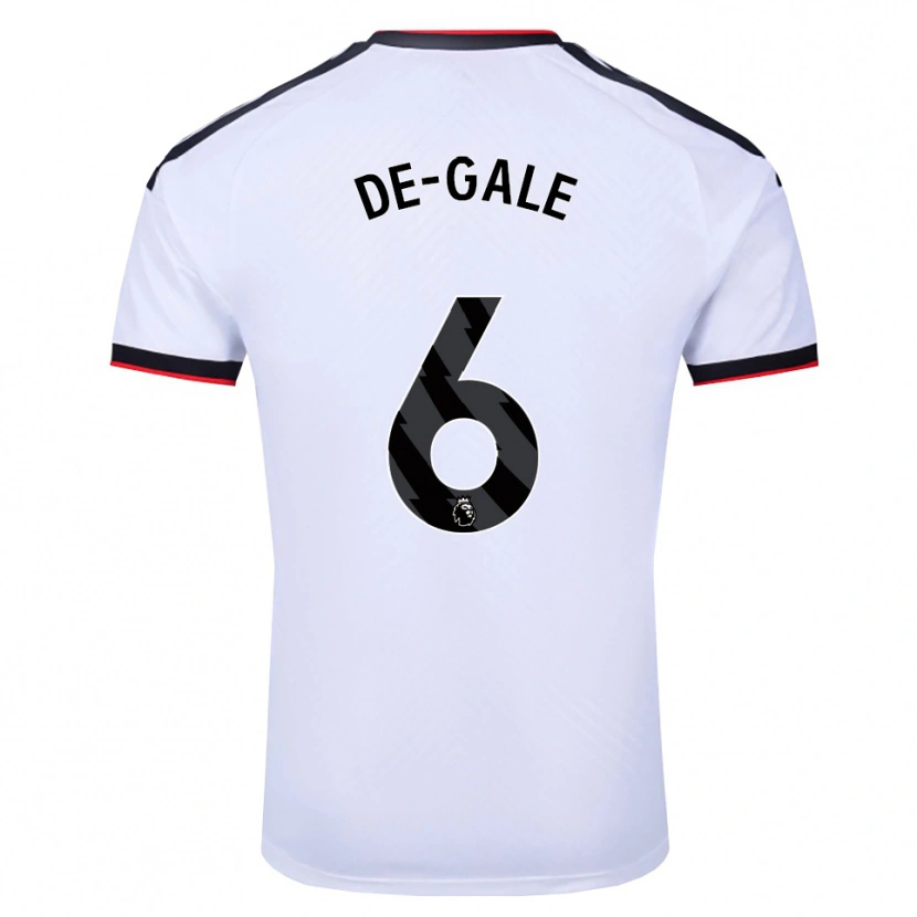 Danxen Kinder Dylan De-Gale #6 Weiß Schwarz Rot Heimtrikot Trikot 2026/27 T-Shirt Schweiz