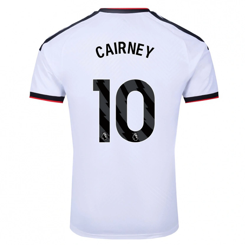 Danxen Kinder Tom Cairney #10 Weiß Schwarz Rot Heimtrikot Trikot 2026/27 T-Shirt Schweiz