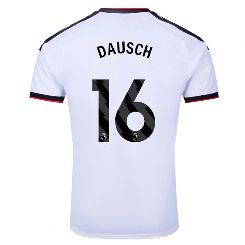 Danxen Kinder Leo Dausch #16 Weiß Schwarz Rot Heimtrikot Trikot 2026/27 T-Shirt Schweiz