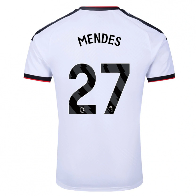 Danxen Kinder Megalie Mendes #27 Weiß Schwarz Rot Heimtrikot Trikot 2026/27 T-Shirt Schweiz