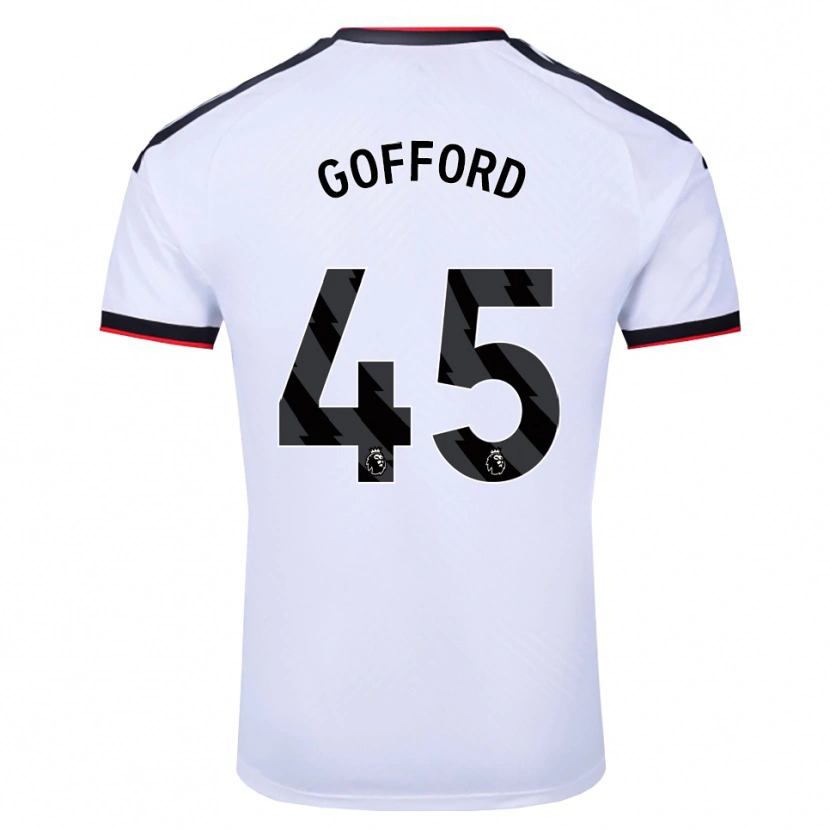 Danxen Kinder Oliver Gofford #45 Weiß Schwarz Rot Heimtrikot Trikot 2026/27 T-Shirt Schweiz