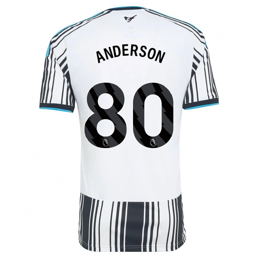 Danxen Kinder Will Anderson #80 Himmelsblau Schwarz Weiß Heimtrikot Trikot 2026/27 T-Shirt Schweiz