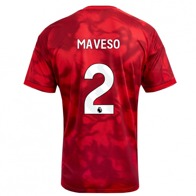 Danxen Kinder Jaydon Maveso #2 Karmesin Weiß Heimtrikot Trikot 2026/27 T-Shirt Schweiz