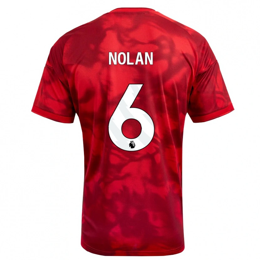 Danxen Kinder Sonny Nolan #6 Karmesin Weiß Heimtrikot Trikot 2026/27 T-Shirt Schweiz