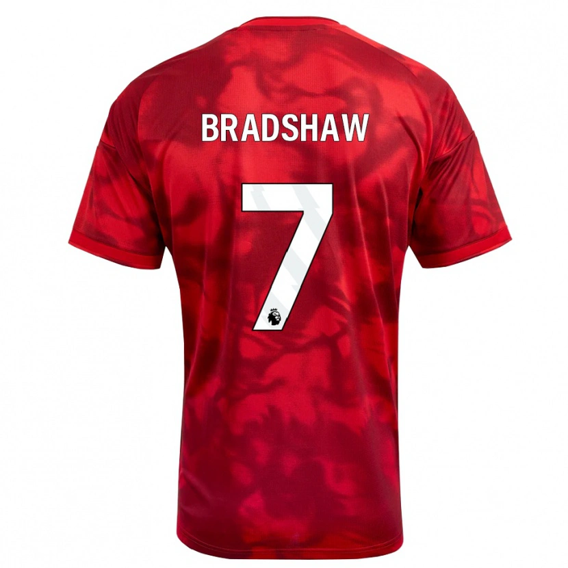 Danxen Kinder Kanye Bradshaw #7 Karmesin Weiß Heimtrikot Trikot 2026/27 T-Shirt Schweiz