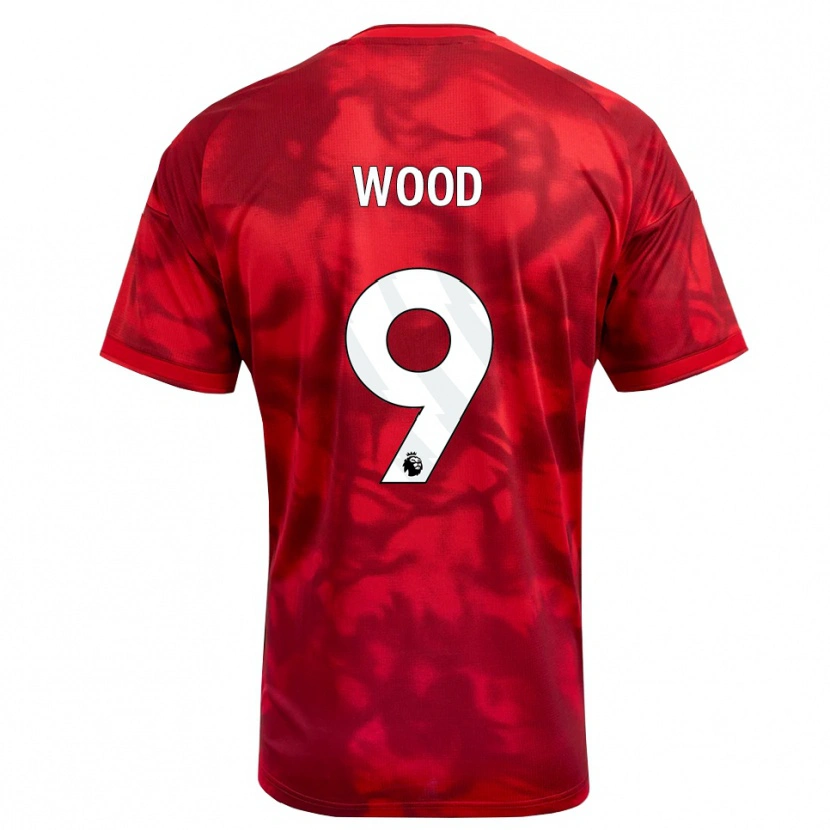 Danxen Kinder Chris Wood #9 Karmesin Weiß Heimtrikot Trikot 2026/27 T-Shirt Schweiz