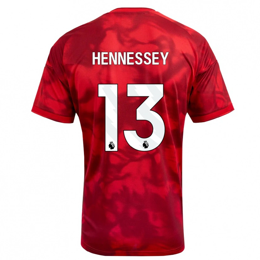 Danxen Kinder Wayne Hennessey #13 Karmesin Weiß Heimtrikot Trikot 2026/27 T-Shirt Schweiz