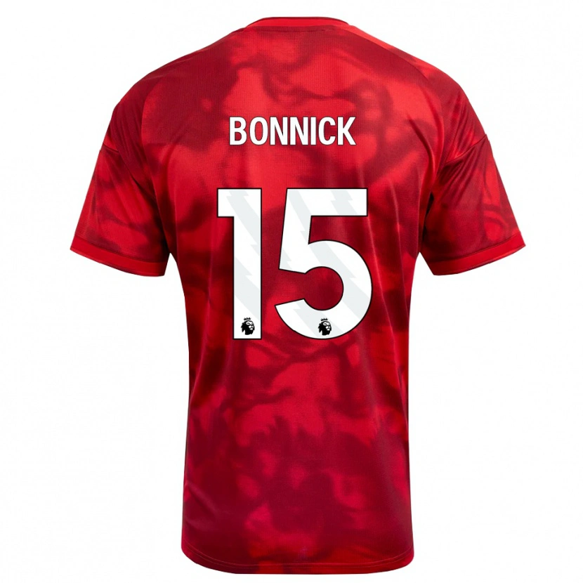 Danxen Kinder Azae Bonnick #15 Karmesin Weiß Heimtrikot Trikot 2026/27 T-Shirt Schweiz