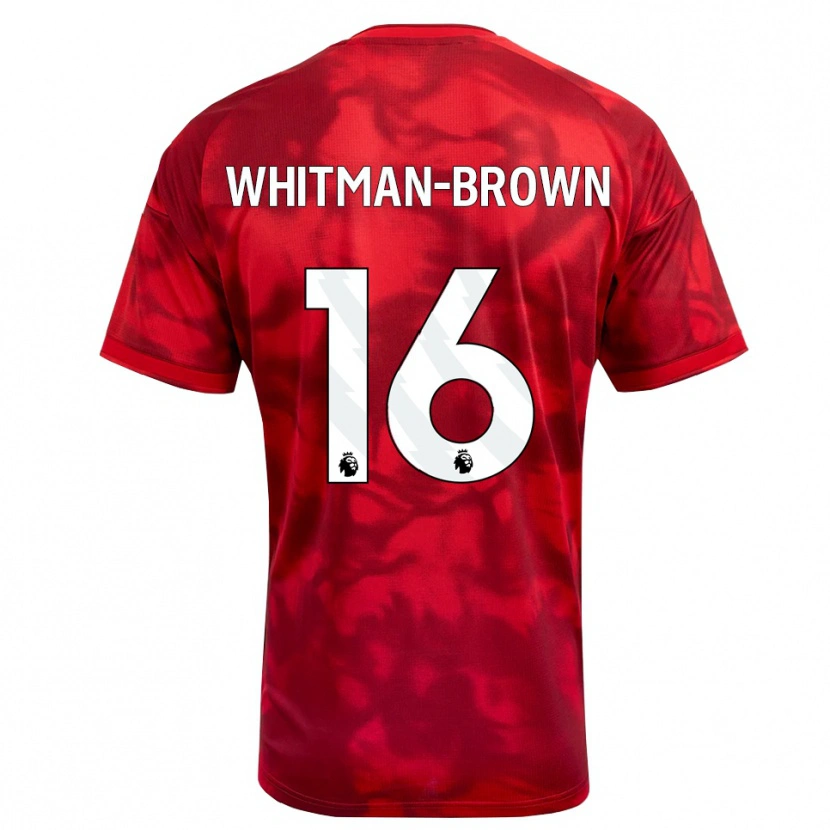 Danxen Kinder Chae Whitman-Brown #16 Karmesin Weiß Heimtrikot Trikot 2026/27 T-Shirt Schweiz