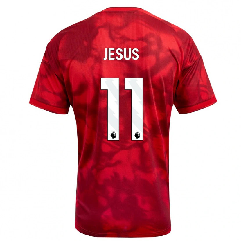 Danxen Kinder Igor Jesus #11 Karmesin Weiß Heimtrikot Trikot 2026/27 T-Shirt Schweiz