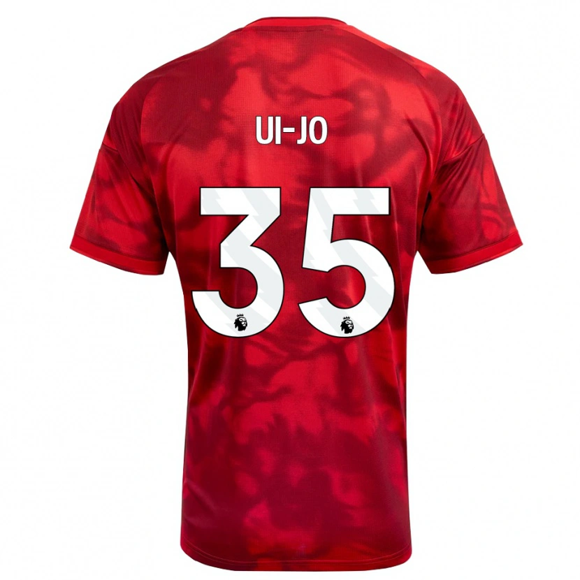 Danxen Kinder Ui-Jo Hwang #35 Karmesin Weiß Heimtrikot Trikot 2026/27 T-Shirt Schweiz