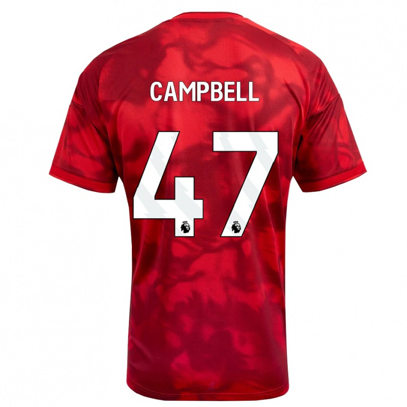 Danxen Kinder Luke Campbell #47 Karmesin Weiß Heimtrikot Trikot 2026/27 T-Shirt Schweiz