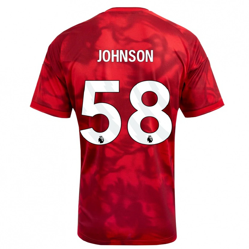 Danxen Kinder Pharrell Johnson #58 Karmesin Weiß Heimtrikot Trikot 2026/27 T-Shirt Schweiz