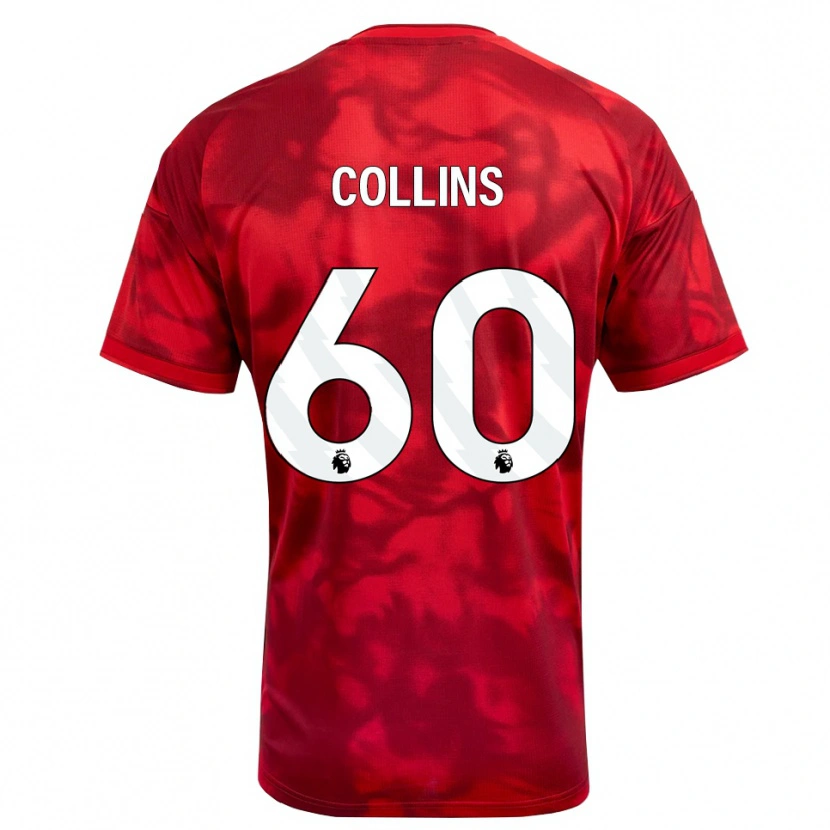 Danxen Kinder Sam Collins #60 Karmesin Weiß Heimtrikot Trikot 2026/27 T-Shirt Schweiz