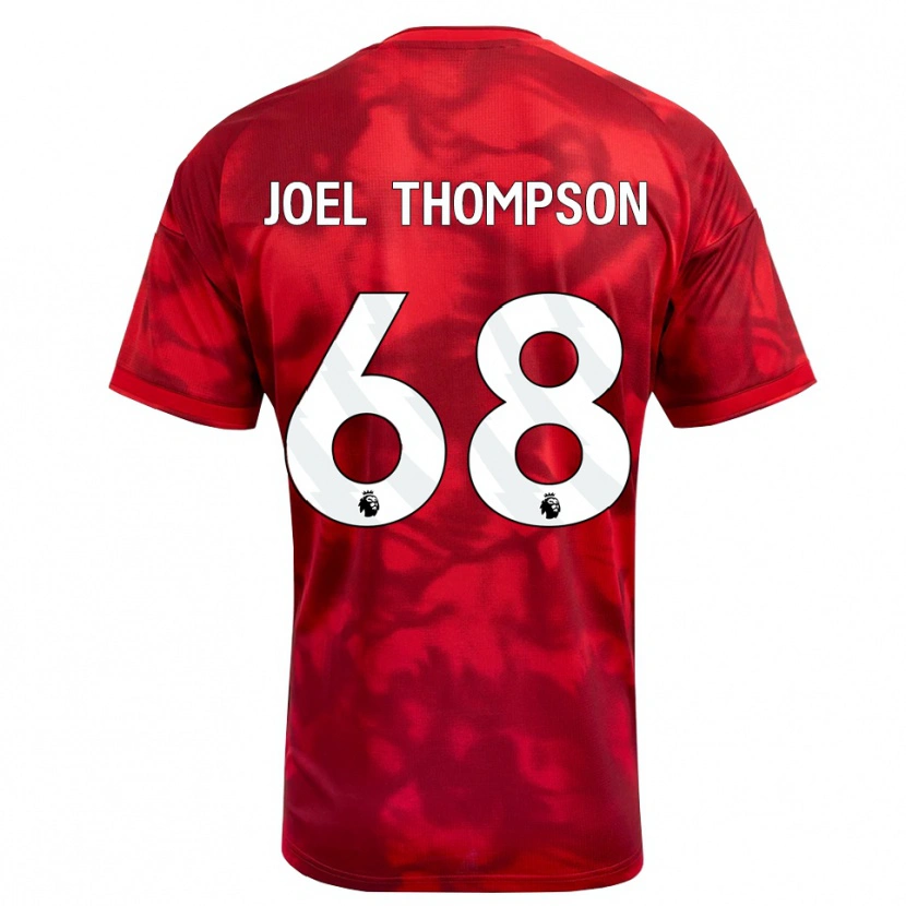 Danxen Kinder Joel Thompson #68 Karmesin Weiß Heimtrikot Trikot 2026/27 T-Shirt Schweiz