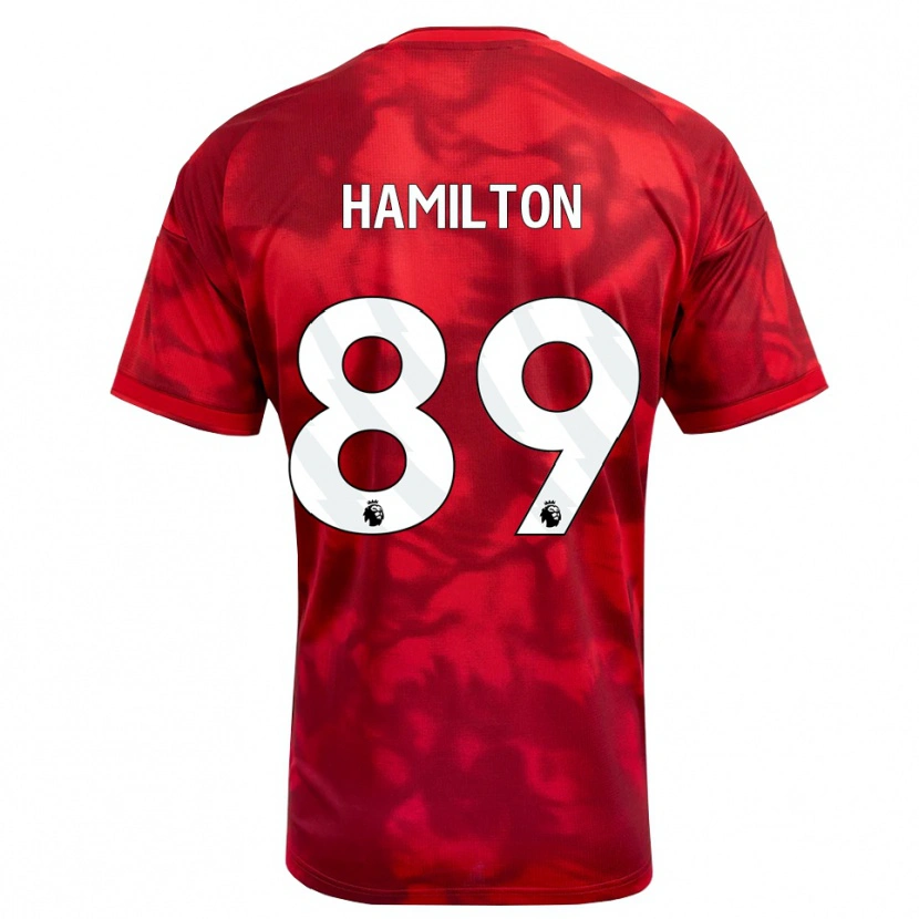 Danxen Kinder Scott Hamilton #89 Karmesin Weiß Heimtrikot Trikot 2026/27 T-Shirt Schweiz