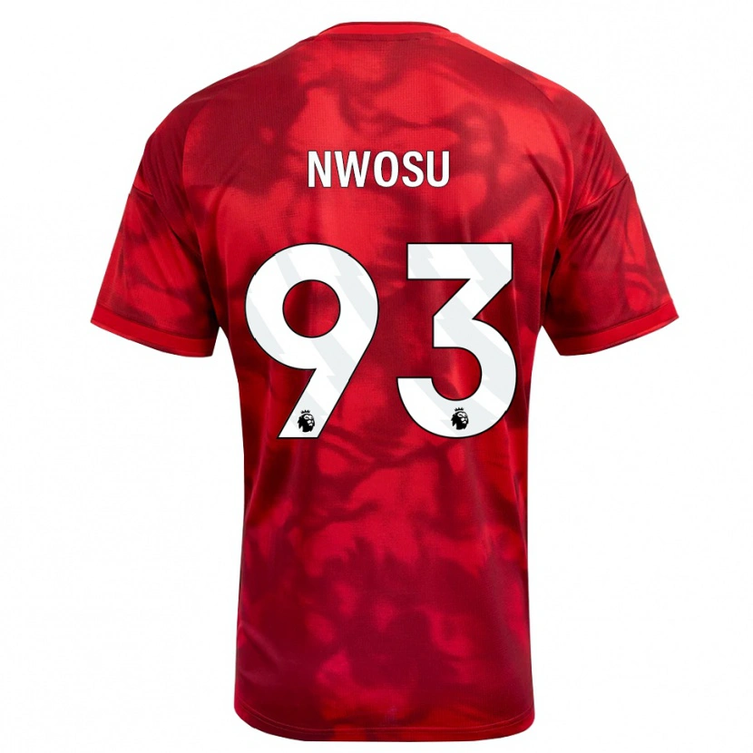 Danxen Kinder Chinaza Nwosu #93 Karmesin Weiß Heimtrikot Trikot 2026/27 T-Shirt Schweiz