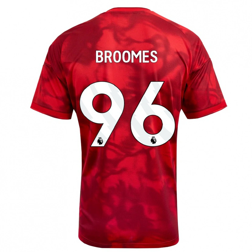 Danxen Kinder Ethan Broomes #96 Karmesin Weiß Heimtrikot Trikot 2026/27 T-Shirt Schweiz