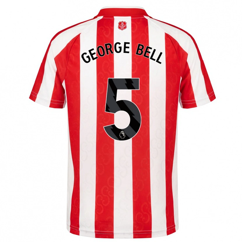 Danxen Kinder George Bell #5 Rot Weiß Schwarz Heimtrikot Trikot 2026/27 T-Shirt Schweiz