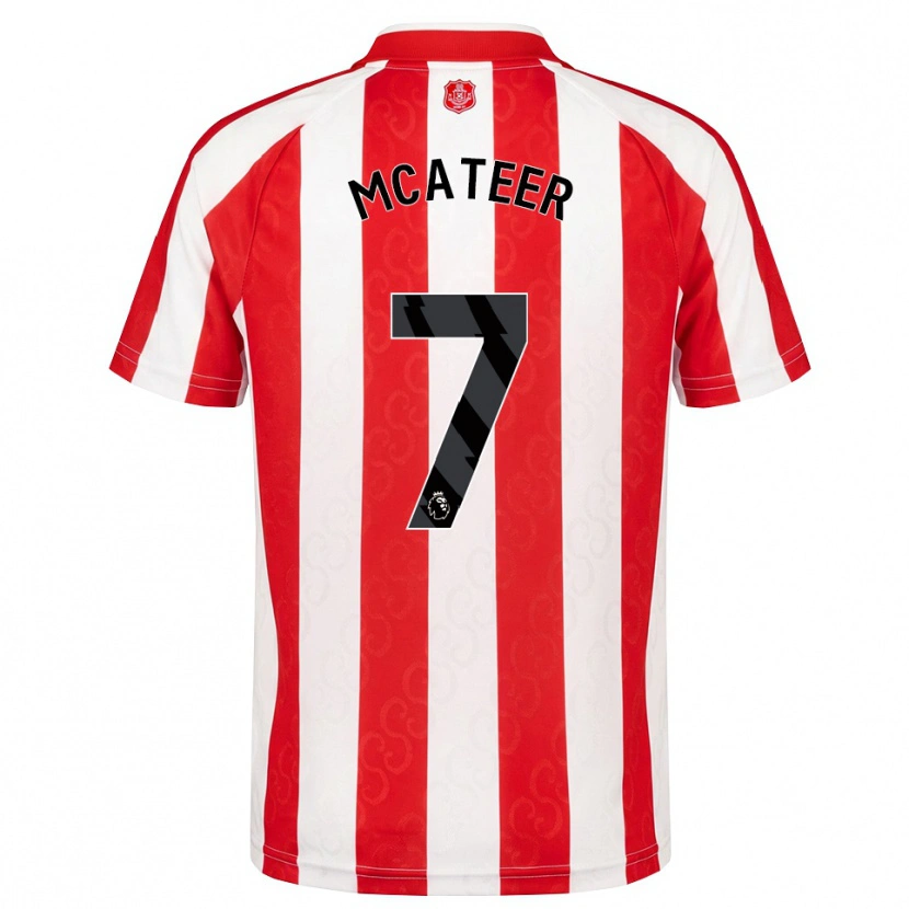 Danxen Kinder Mary Mcateer #7 Rot Weiß Schwarz Heimtrikot Trikot 2026/27 T-Shirt Schweiz