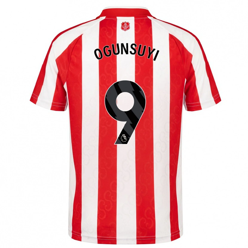 Danxen Kinder Trey Samuel-Ogunsuyi #9 Rot Weiß Schwarz Heimtrikot Trikot 2026/27 T-Shirt Schweiz