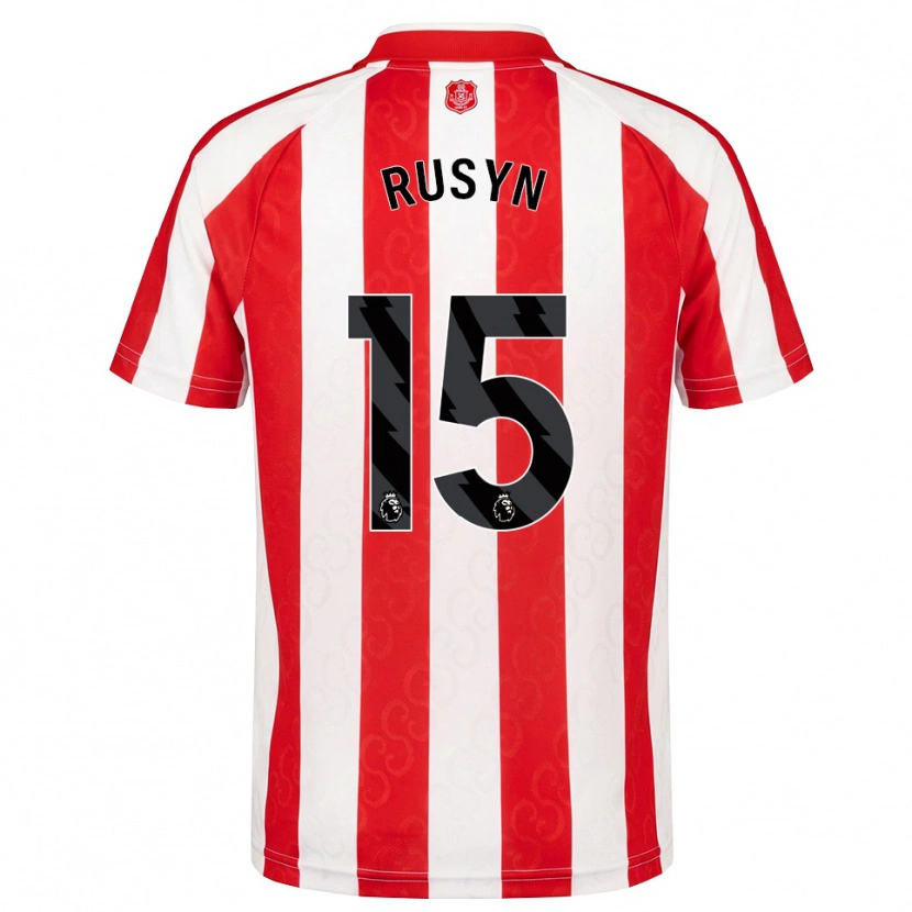 Danxen Kinder Nazariy Rusyn #15 Rot Weiß Schwarz Heimtrikot Trikot 2026/27 T-Shirt Schweiz
