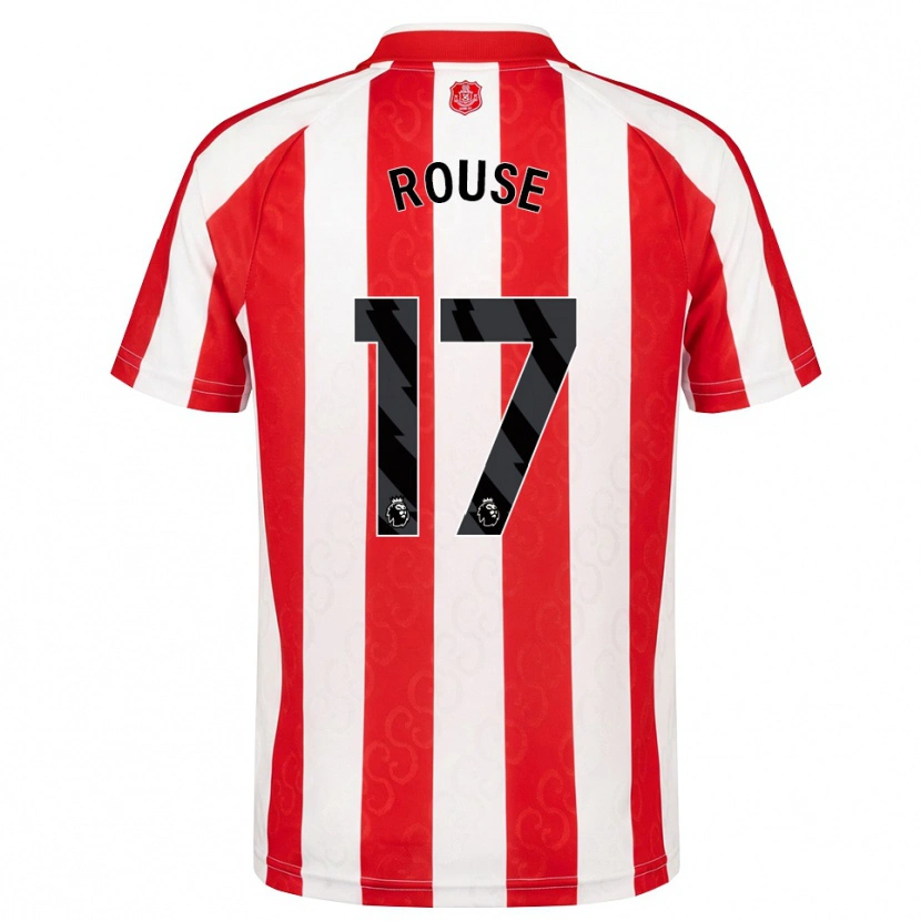 Danxen Kinder Mollie Rouse #17 Rot Weiß Schwarz Heimtrikot Trikot 2026/27 T-Shirt Schweiz