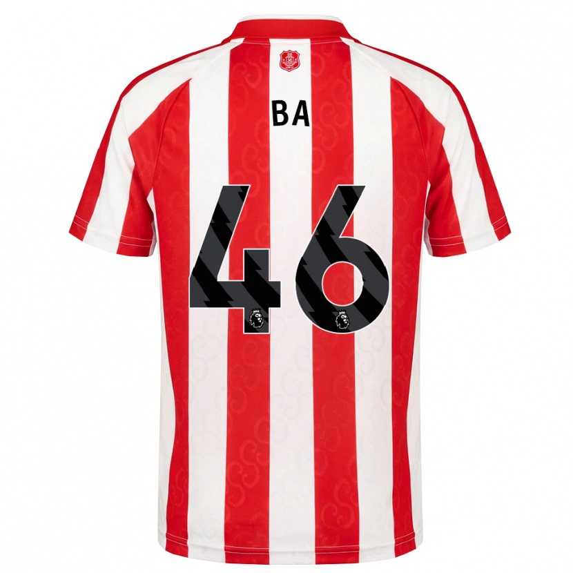 Danxen Kinder Abdoullah Ba #46 Rot Weiß Schwarz Heimtrikot Trikot 2026/27 T-Shirt Schweiz