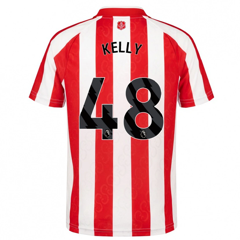 Danxen Kinder Caden Kelly #48 Rot Weiß Schwarz Heimtrikot Trikot 2026/27 T-Shirt Schweiz