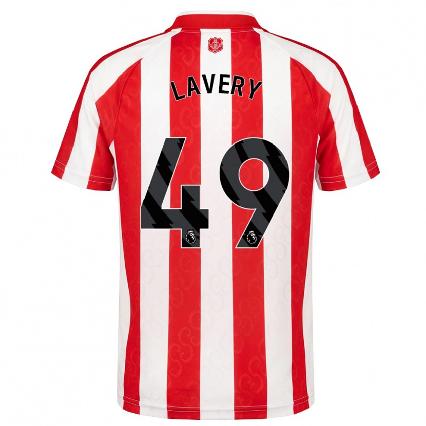 Danxen Kinder Thomas Lavery #49 Rot Weiß Schwarz Heimtrikot Trikot 2026/27 T-Shirt Schweiz